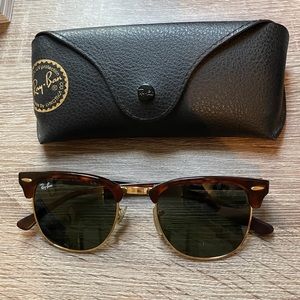 RAY-BAN RB3016 Clubmaster Classic in Mock Tortoise